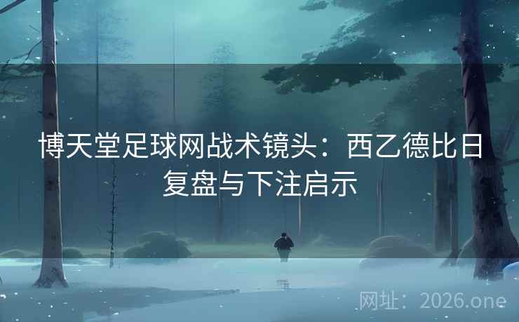 博天堂足球网战术镜头：西乙德比日复盘与下注启示  第1张