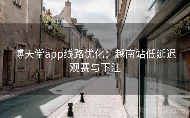 博天堂app线路优化：越南站低延迟观赛与下注  第1张