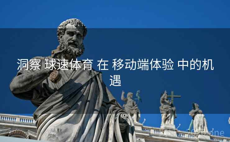 洞察 球速体育 在 移动端体验 中的机遇  第1张