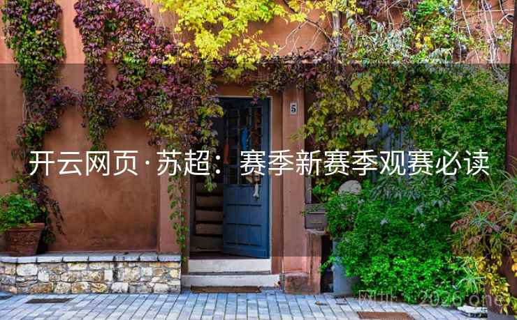 开云网页·苏超：赛季新赛季观赛必读  第1张