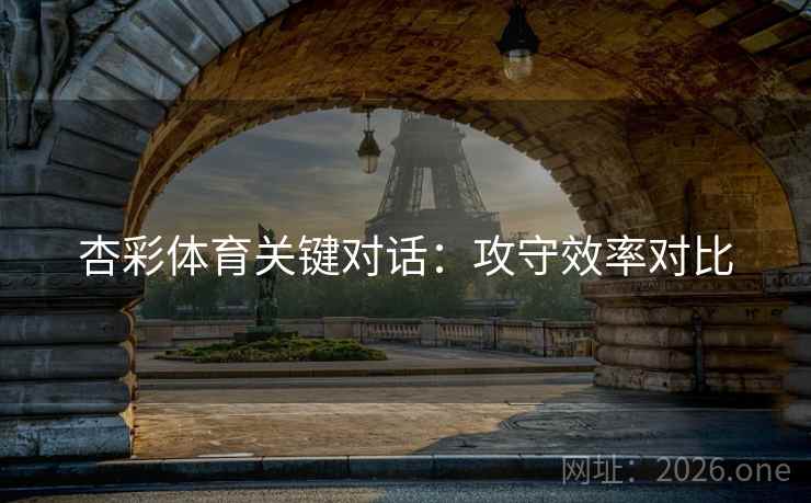 杏彩体育关键对话：攻守效率对比  第1张