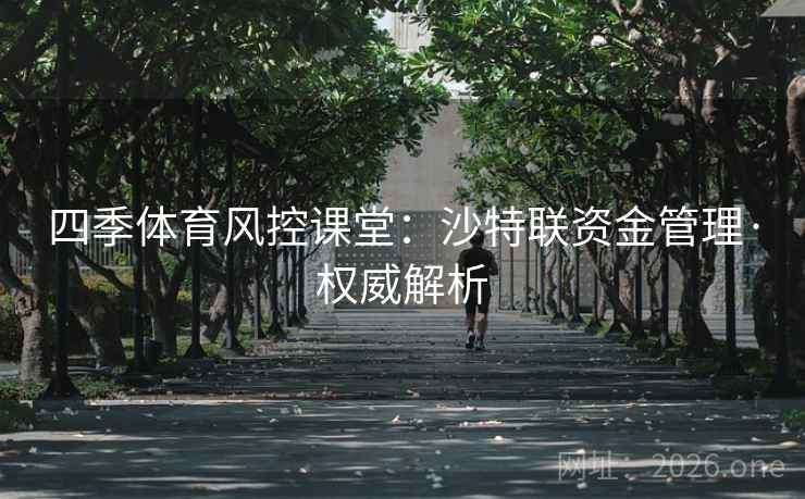 四季体育风控课堂：沙特联资金管理·权威解析  第2张