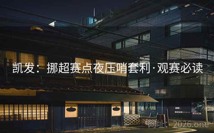 凯发：挪超赛点夜压哨套利·观赛必读  第1张