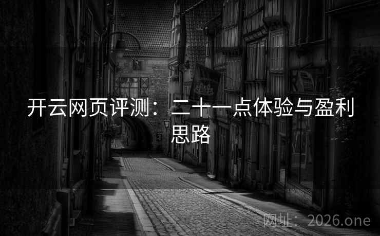 开云网页评测：二十一点体验与盈利思路  第1张