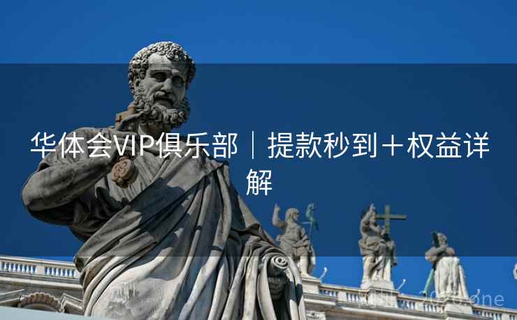 华体会VIP俱乐部｜提款秒到＋权益详解  第1张