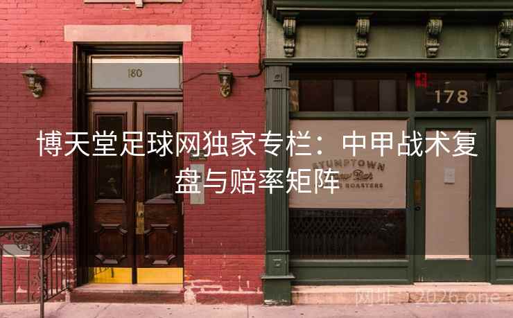 博天堂足球网独家专栏：中甲战术复盘与赔率矩阵  第2张
