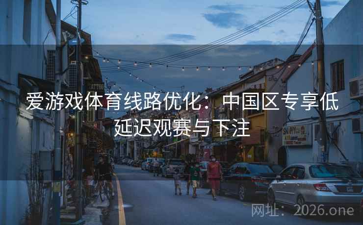 爱游戏体育线路优化：中国区专享低延迟观赛与下注  第2张